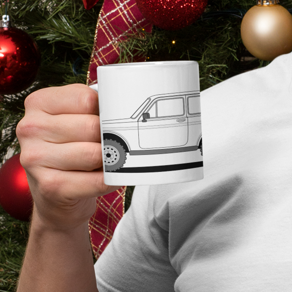 LAND ROVER 109 PICK UP MUG