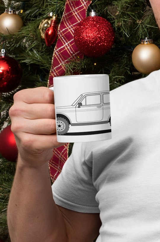 LAND ROVER 109 PICK UP MUG