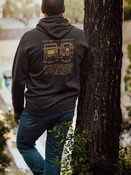 SUDADERA CAPUCHA Land Rover 90-110 INCHES