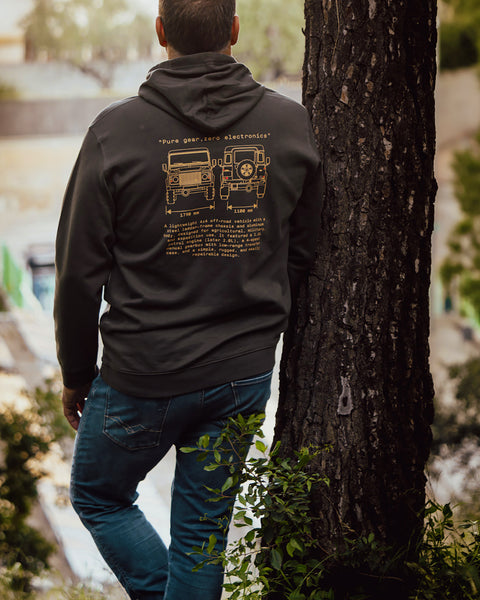 SUDADERA CAPUCHA Land Rover 90-110 INCHES
