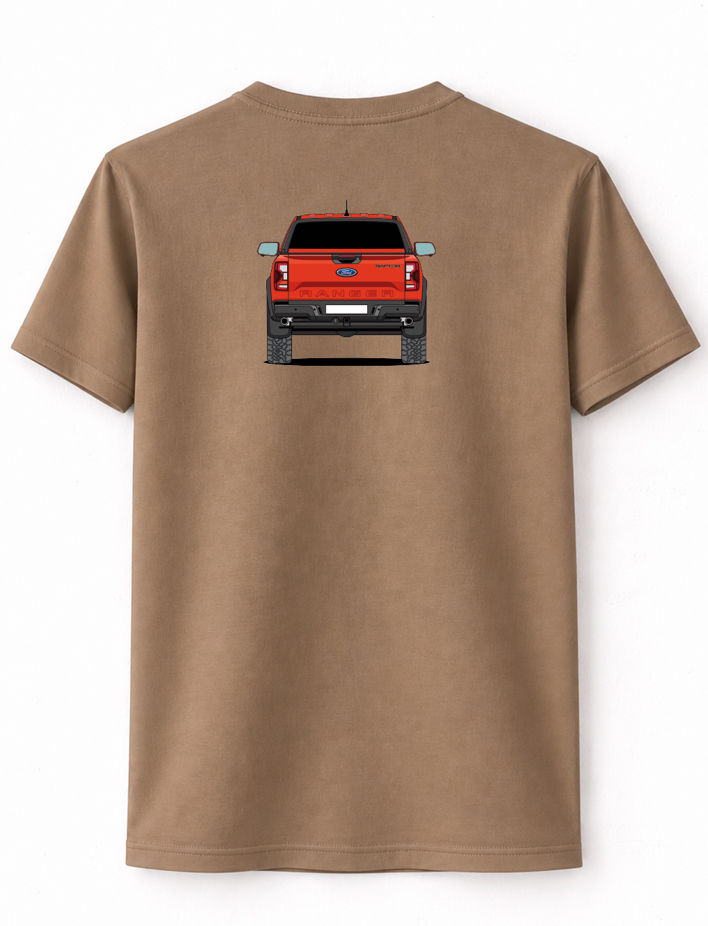 CAMISETA FORD RAPTOR NARANJA CODE
