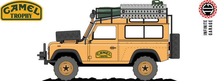 TAZA CAMEL TROPHY DEFENDER 90