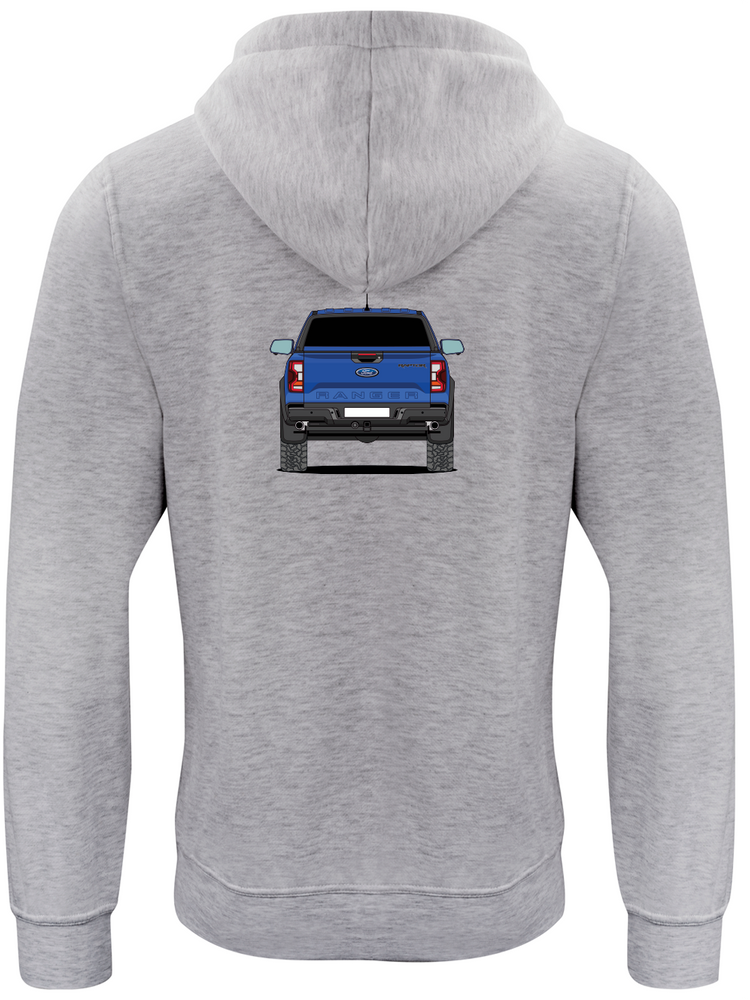 SUDADERA FORD RAPTOR AZUL LIGHTNING