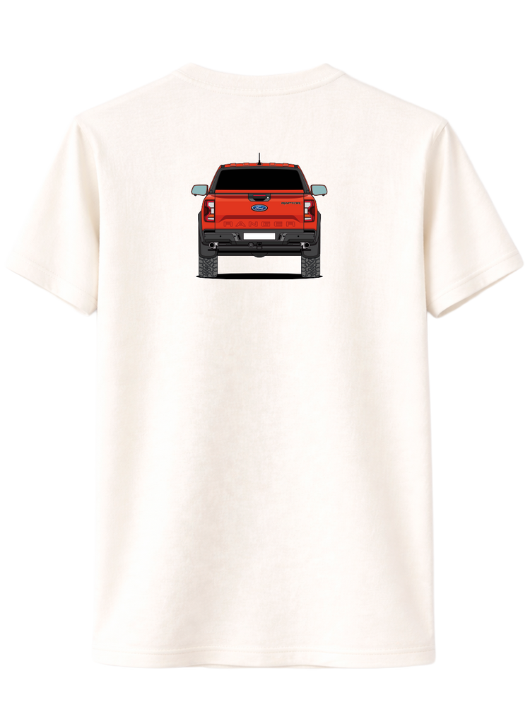 CAMISETA FORD RAPTOR NARANJA CODE