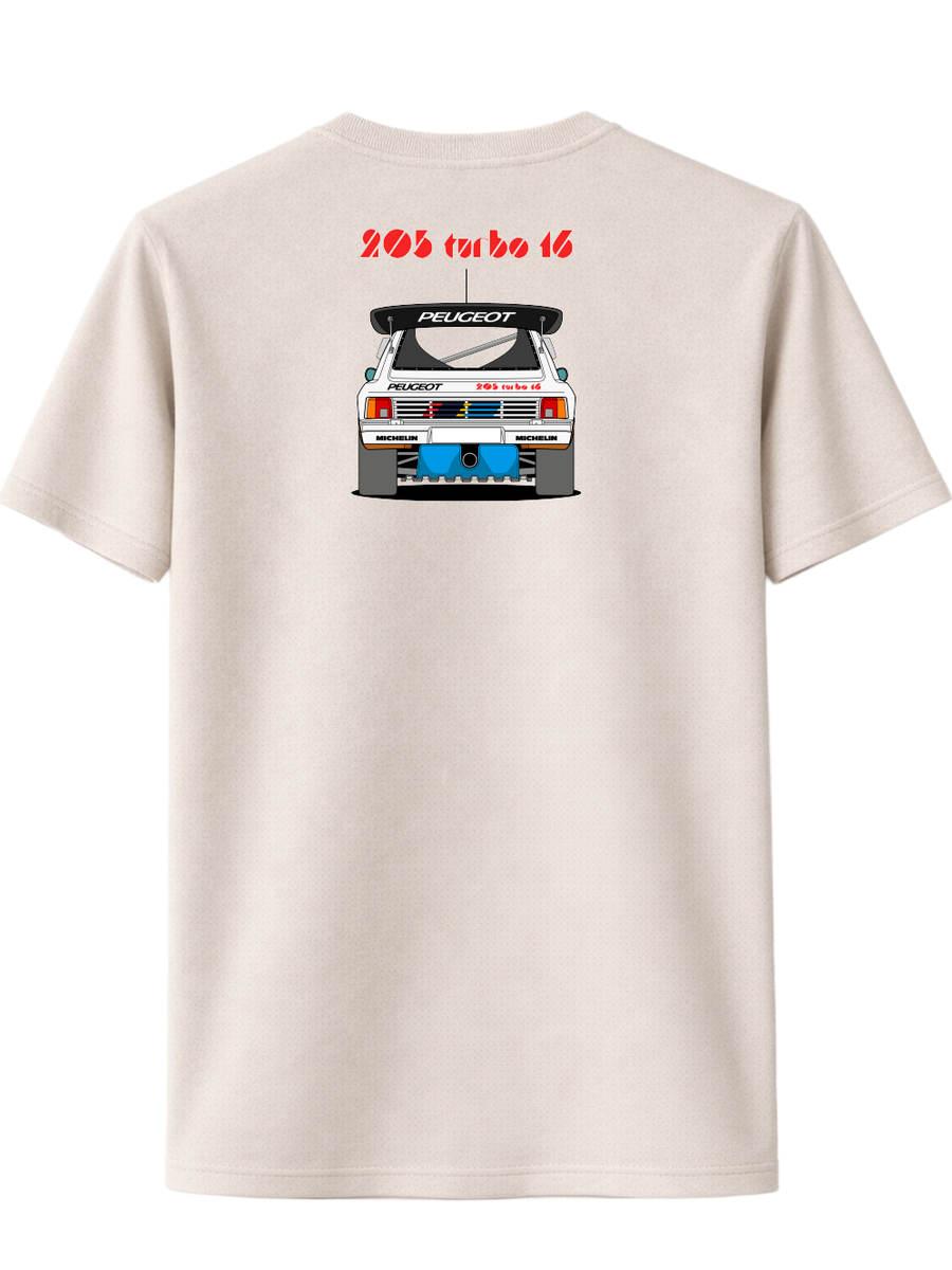 CAMISETA PEUGEOT 205 TURBO 16 EVO 2