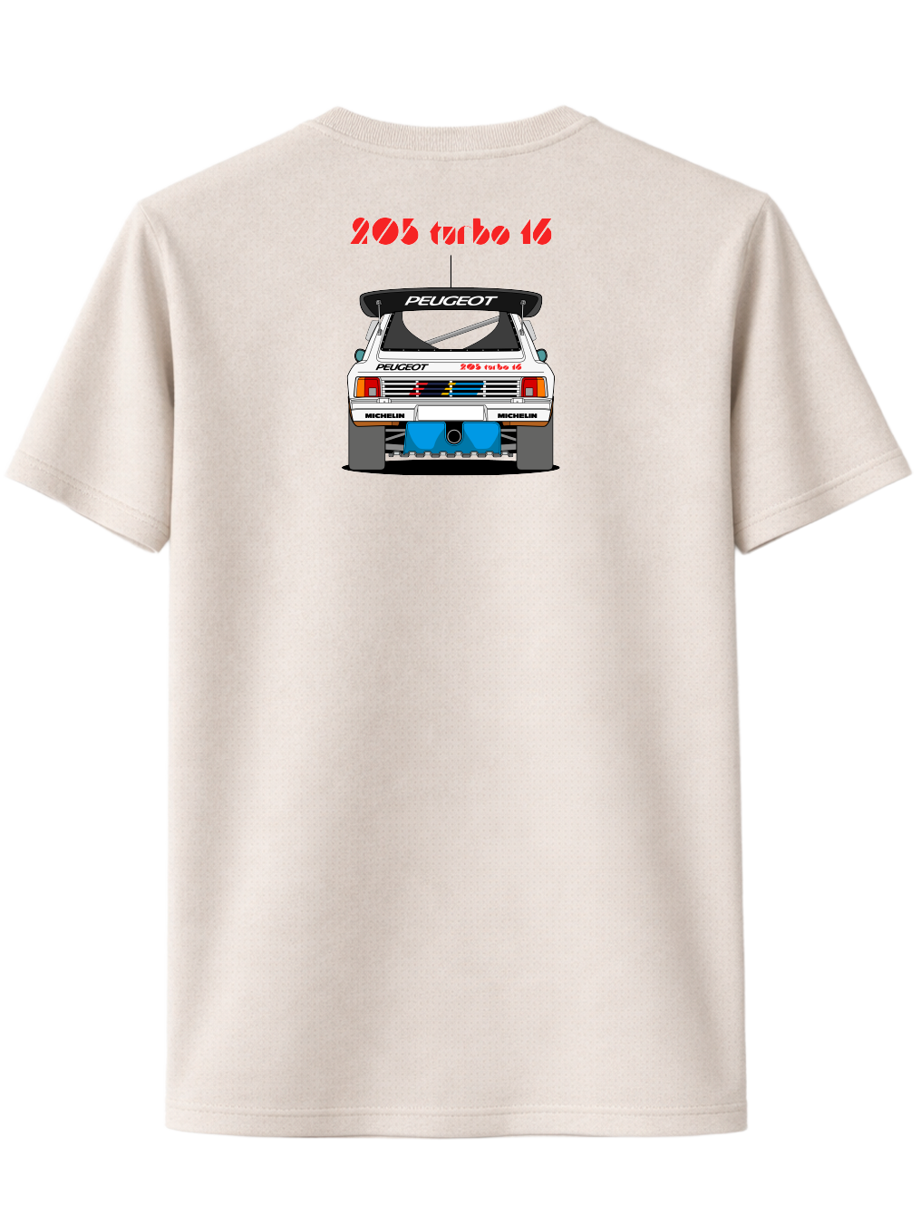 CAMISETA PEUGEOT 205 TURBO 16 EVO 2