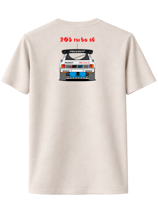 CAMISETA PEUGEOT 205 TURBO 16 EVO 2