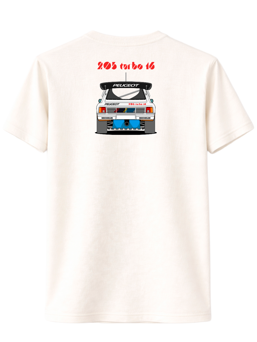CAMISETA PEUGEOT 205 TURBO 16 EVO 2