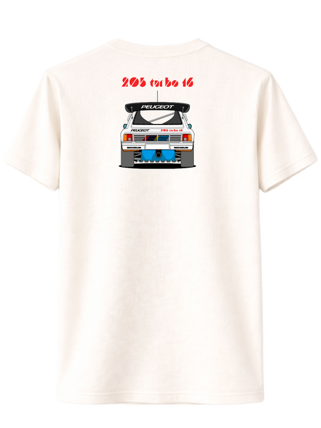 CAMISETA PEUGEOT 205 TURBO 16 EVO 2