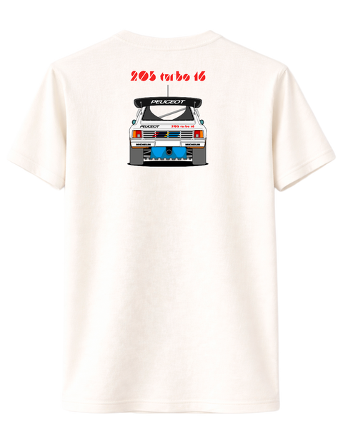 CAMISETA PEUGEOT 205 TURBO 16 EVO 2