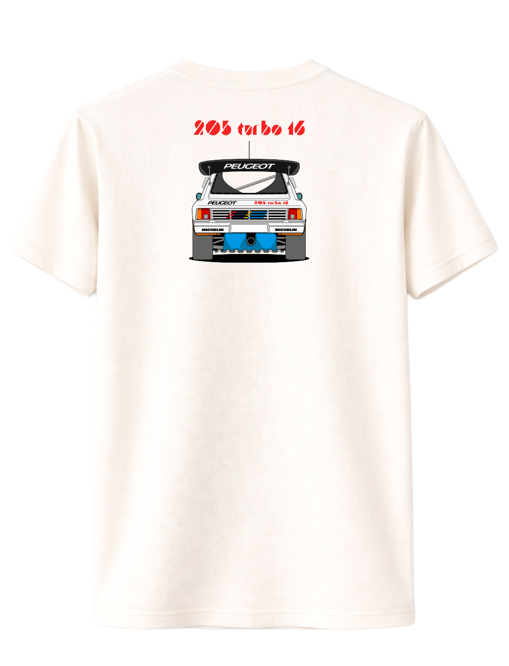 CAMISETA PEUGEOT 205 TURBO 16 EVO 2