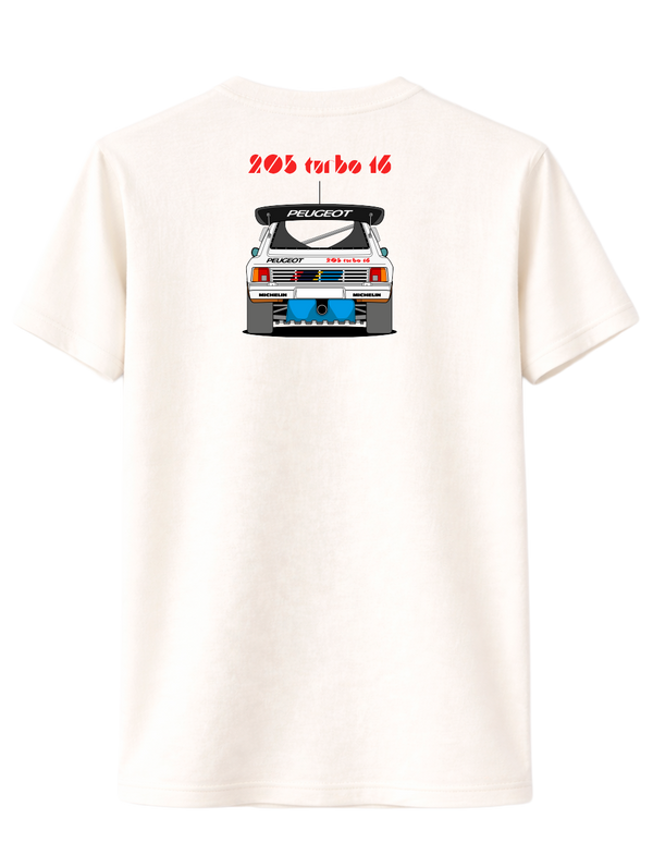 CAMISETA PEUGEOT 205 TURBO 16 EVO 2
