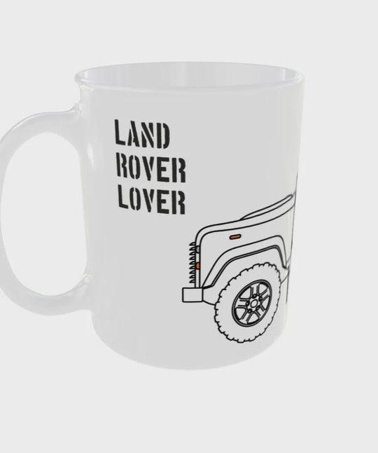 TAZA CERÁMICA PREMIUM Land Rover 90 INCHES