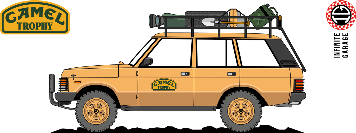 TAZA CAMEL TROPHY RANGE ROVER