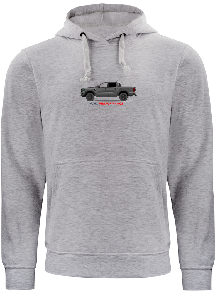 SUDADERA FORD RAPTOR GRIS COMMAND