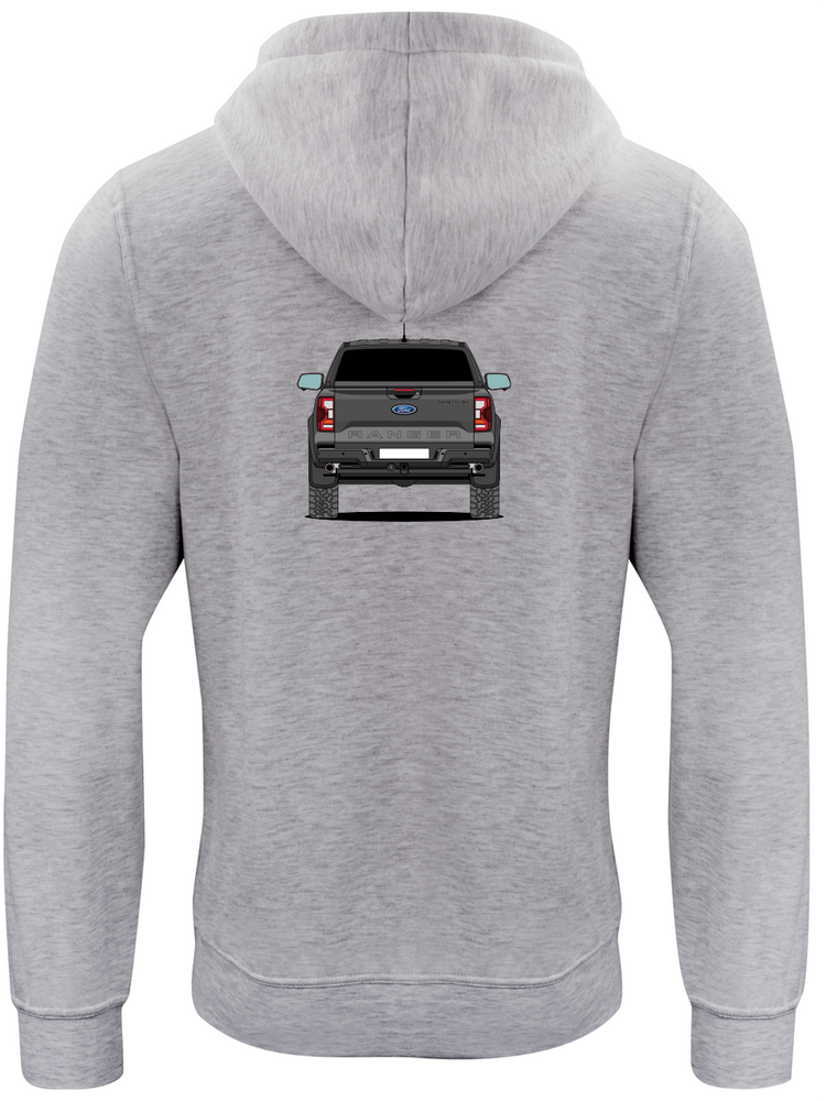 SUDADERA FORD RAPTOR GRIS COMMAND