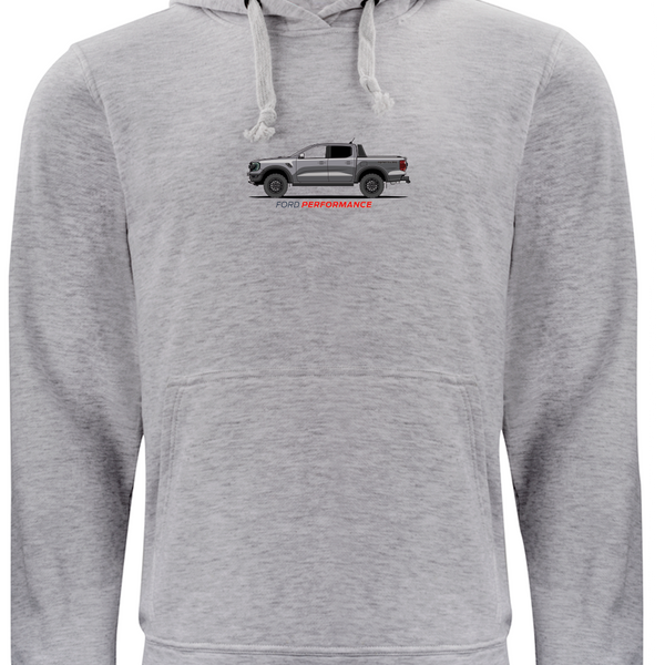 SUDADERA FORD RAPTOR GRIS METEOR