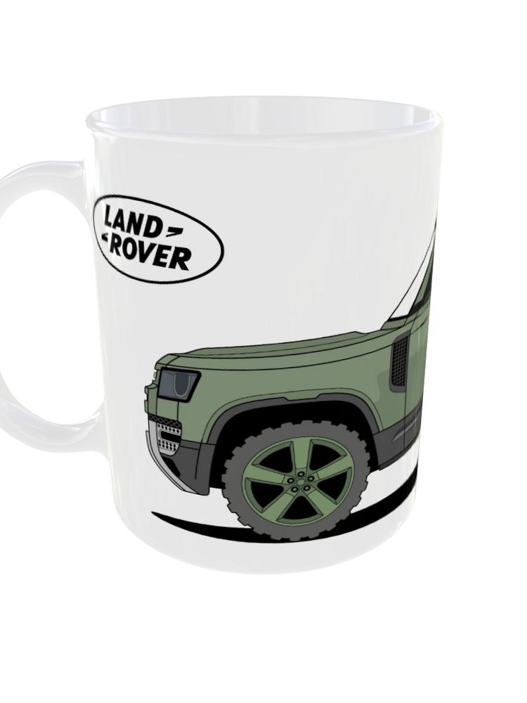 LAND ROVER DEFENDER 75 ANNIVERSARY MUG