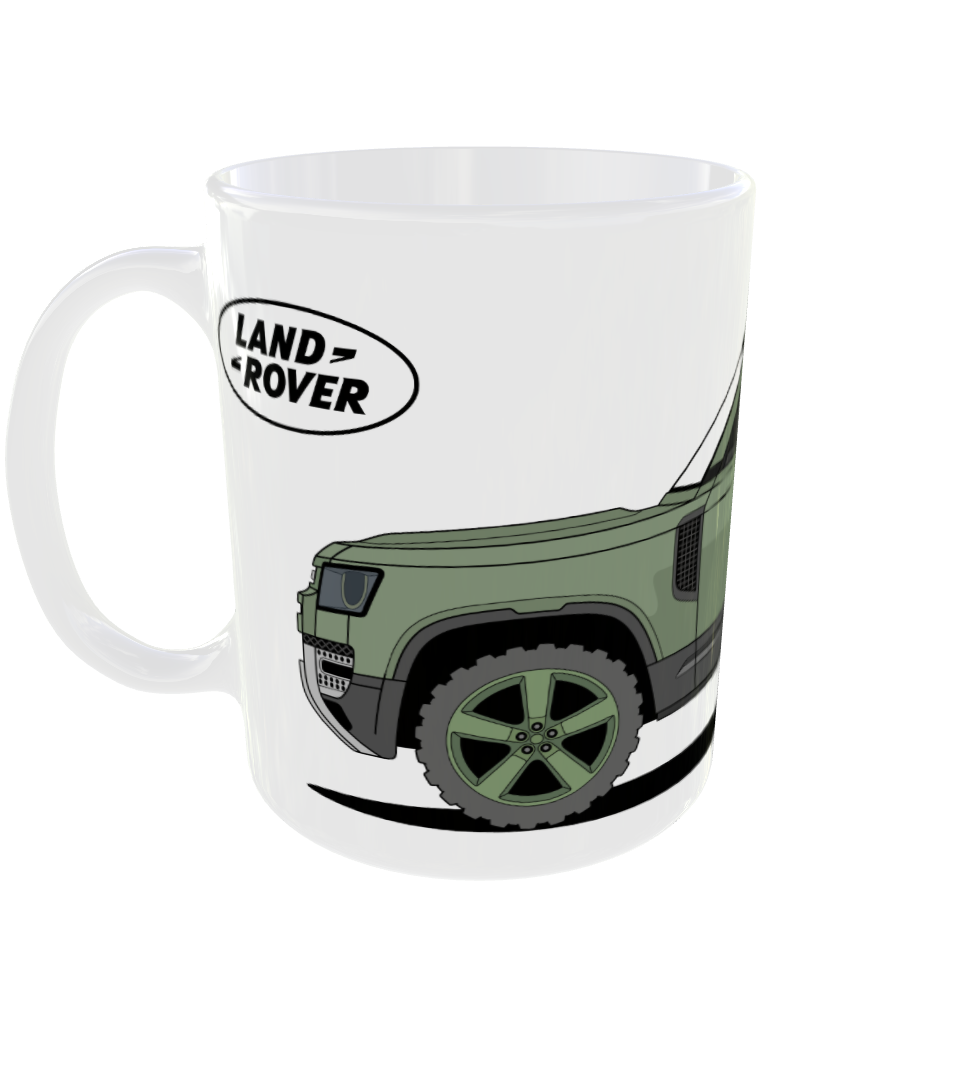 LAND ROVER DEFENDER 75 ANNIVERSARY MUG