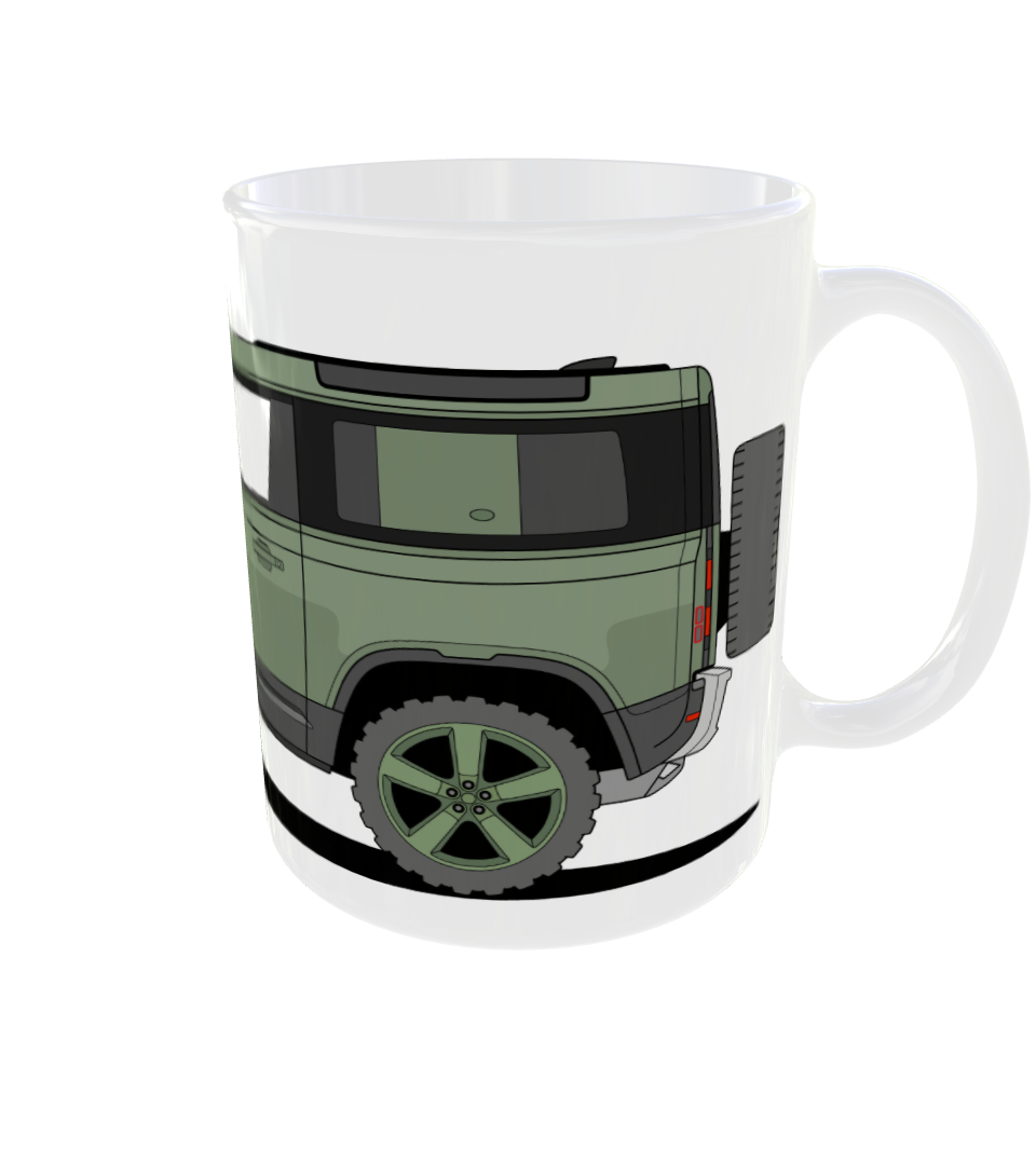 LAND ROVER DEFENDER 75 ANNIVERSARY MUG