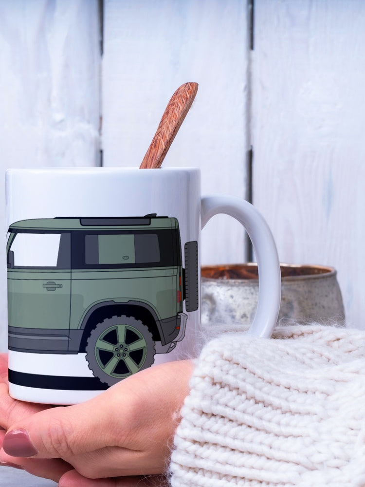 LAND ROVER DEFENDER 75 ANNIVERSARY MUG